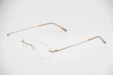 NEW MARCHON AIRLOCK 760/2 54 SILVER BROWN AUTHENTIC FRAMES EYEGLASSES 52-21