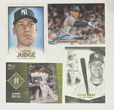 4 AARON JUDGE 2018 Cards Topps Now #TN-4 Update #US172 Gallery Masterpiece M-15