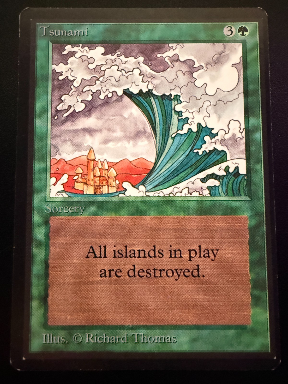 MTG Tsunami Beta LP Limited Edition Magic The Gathering Vintage 1993 English