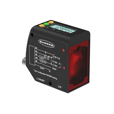 BANNER LTF12UC2LDQ ITEM DETAIL LTF SERIES LONG-RANGE TIME-OF-FLIGHT LASER SENSOR