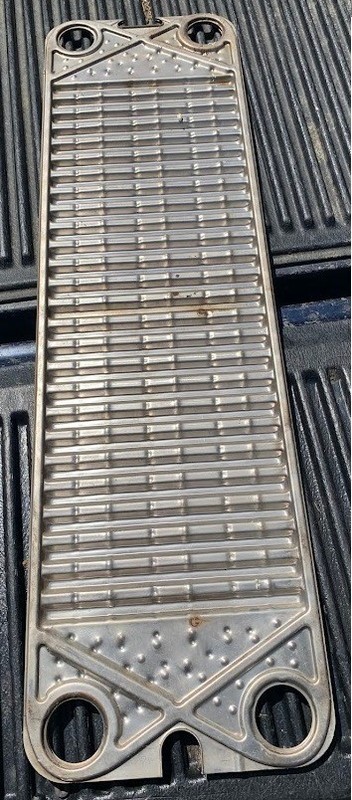 (~70) Cherry Burrell heat exchanger plates