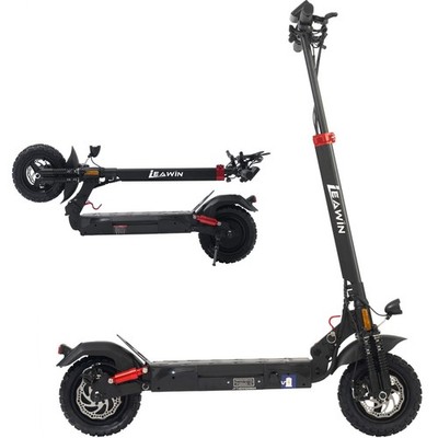 Leawin E-Scooter mit Straßenzulassung 10'' Klappbar Elektro-scooter Max. 50 km