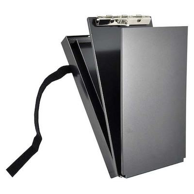 Zoro Select 12206 6'' X 11'' Portable Storage Clipboard, Black