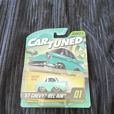 MGA Entertainment Cartuned Series 4 Chevy Bel Air 1957 Turquoise Diecast Customs