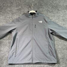 The North Face Apex Bionic Jacket Men's XL Gray Soft Shell Windwall Fleece Lined