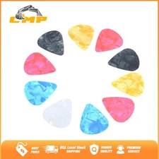 10PCS 0.46mm Acoustic Bulk Guitar Pick Picks Plectrum Celluloid Electric Smooth