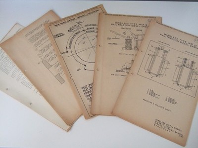 British Rail Modernisation Scheme. MIRRLEES JVST 12 MOTORS Tech Sheets + Pläne