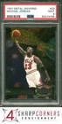 1997 METAL UNIVERSE #23 MICHAEL JORDAN BULLS HOF PSA 9