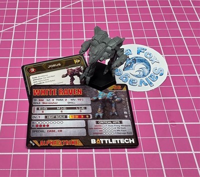 BattleTech Viper / Black Python / White Raven Mech - Clan Cavalry Star - New!