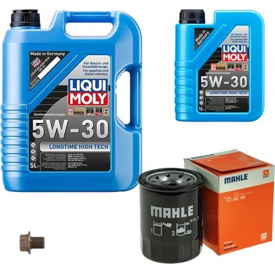 MAHLE Ölfilter 6L LIQUI MOLY 5W-30 Longtime für Nissan Maxima/Maxima QX V 3.0 V6