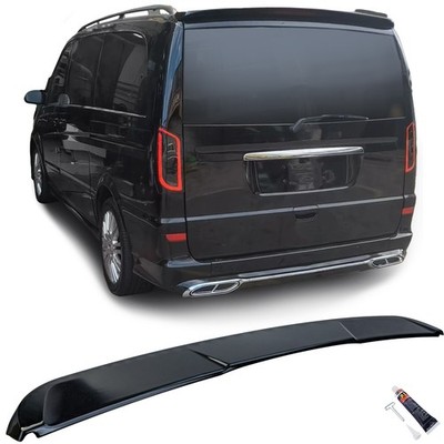 Heckspoiler Lippe Sport Schwarz mit ABE für Mercedes Vito Viano W639 2003-2014