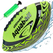 Water Football for Pool, Beach, Lake, Waterproof Pool Toys for Kids - Green