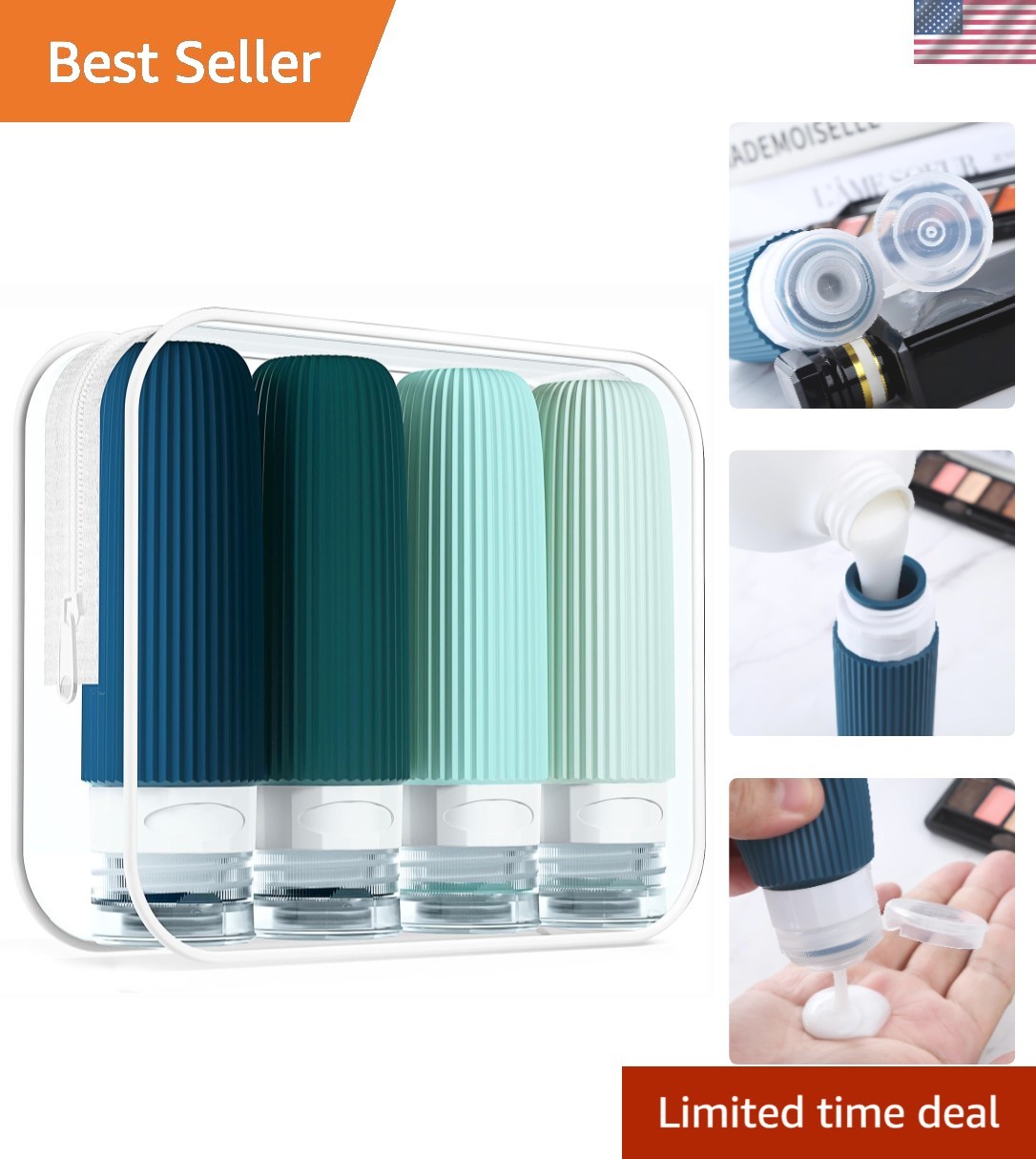- Tsa Approved 4 Pack For Travelers
