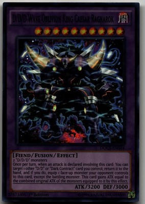 D/D/D Wave Oblivion King Caesar Ragnarok Super Rare Dimension of Chaos DOCS-EN04