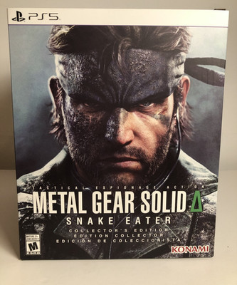 New, Sealed Metal Gear Solid Delta: Snake Eater Collector's Edition (PS5)