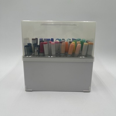 Copic Sketch Ciao Multiliner Markers Lot of 53 Assorted Colors Art Pens w/case