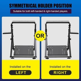 Sim Racing Wheel Stand Metal Adjustable Compatible with All Major Racing Wheels