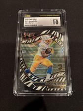 2020 Select Joshua Kelley Zebra Die-Cut Prizm Field Level Prizm RC #379
