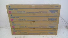 Genuine Konica Minolta TN321M Magenta Toner LOT OF 4 A33K330
