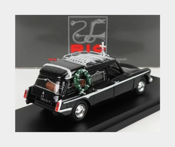 RIO-MODELS 4678/P CITROEN - DS19 BREAK CARRO FUNEBRE - HEARSE - FUNERAL CAR WITH - Immagine 2 di 2