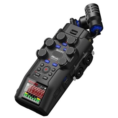 ZOOM H6studio Handy Recorder Black High-Resolution Studio-Quality Recording