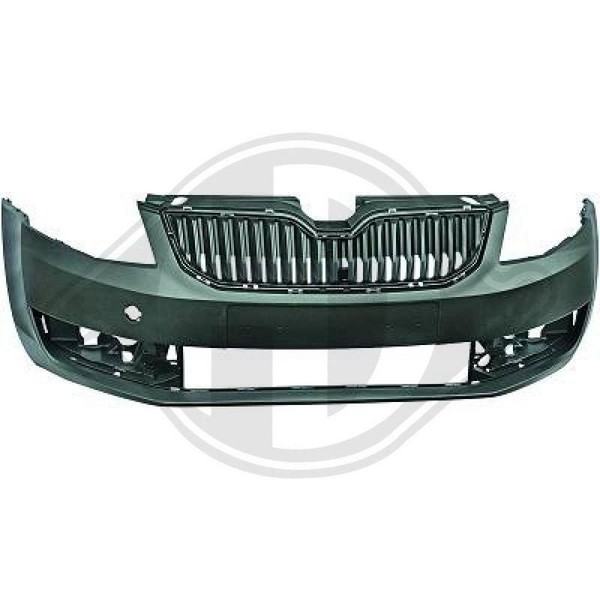 1X StoßFäNger Diederichs 7832050 FüR Skoda Vorne FüR Fahrzeuge Ohne Einparkhilfe-image