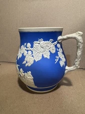 RARE Spode Copeland Jasper-Style Pitcher & 6 Cup Set: 7-Piece Jug & Tumbler Cups