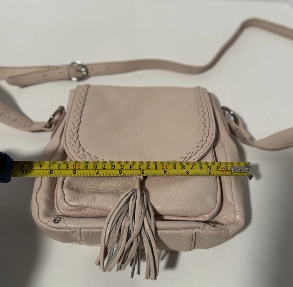 Cartera bandolera de cuero Kalencom Hadaki Foto 4 de 4