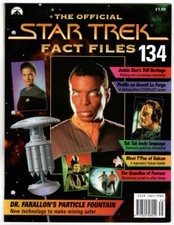 Star Trek Fact Files #134. VG. Geordi La Forge, Jadzia Dax, Tak Tak, T'Pau
