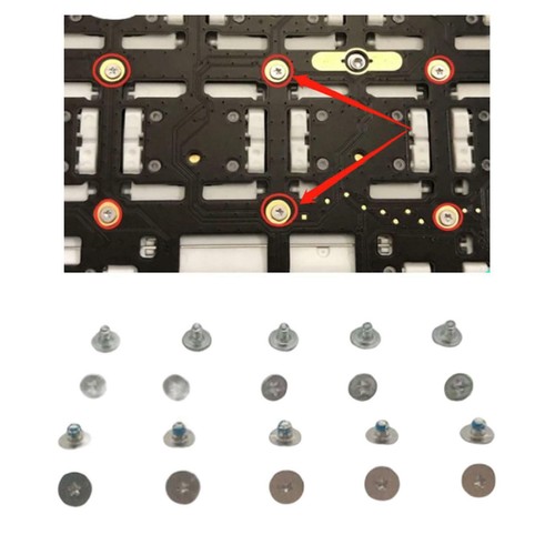 20Pcs Keyboard Screw Set Direct Replaces Spare Parts for MacBook A1932 A2179 - Afbeelding 7 van 11