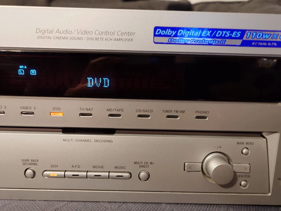 Sony STR-DE895 - 6.1 Surround Sound 110 Watts (Turns On/Tested/No Remote) - Image 4 of 4