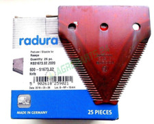 25x  Mähmesserklinge Mähklinge Mähdrescherklinge für Case New Holland 429103