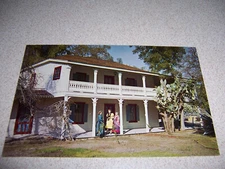 1950s THE LEONIS ADOBE, CALABASAS, LOS ANGELES, CA. VTG POSTCARD