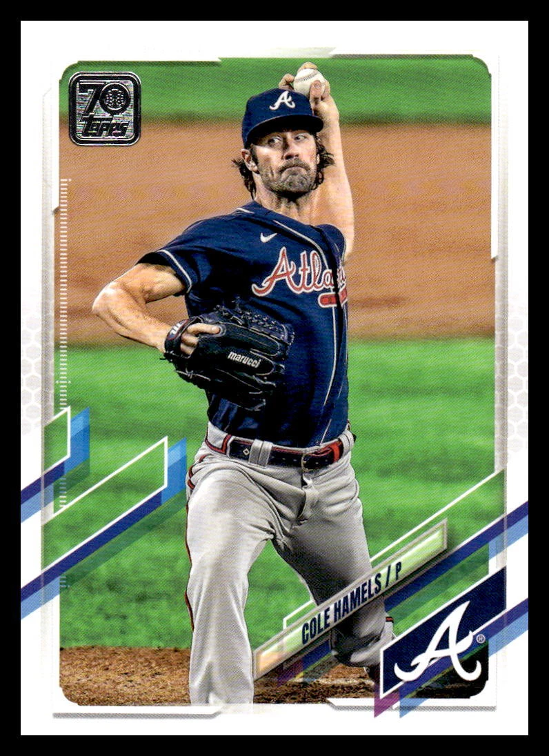 2021 Topps Cole Hamels #495 Atlanta Braves Baseball Card