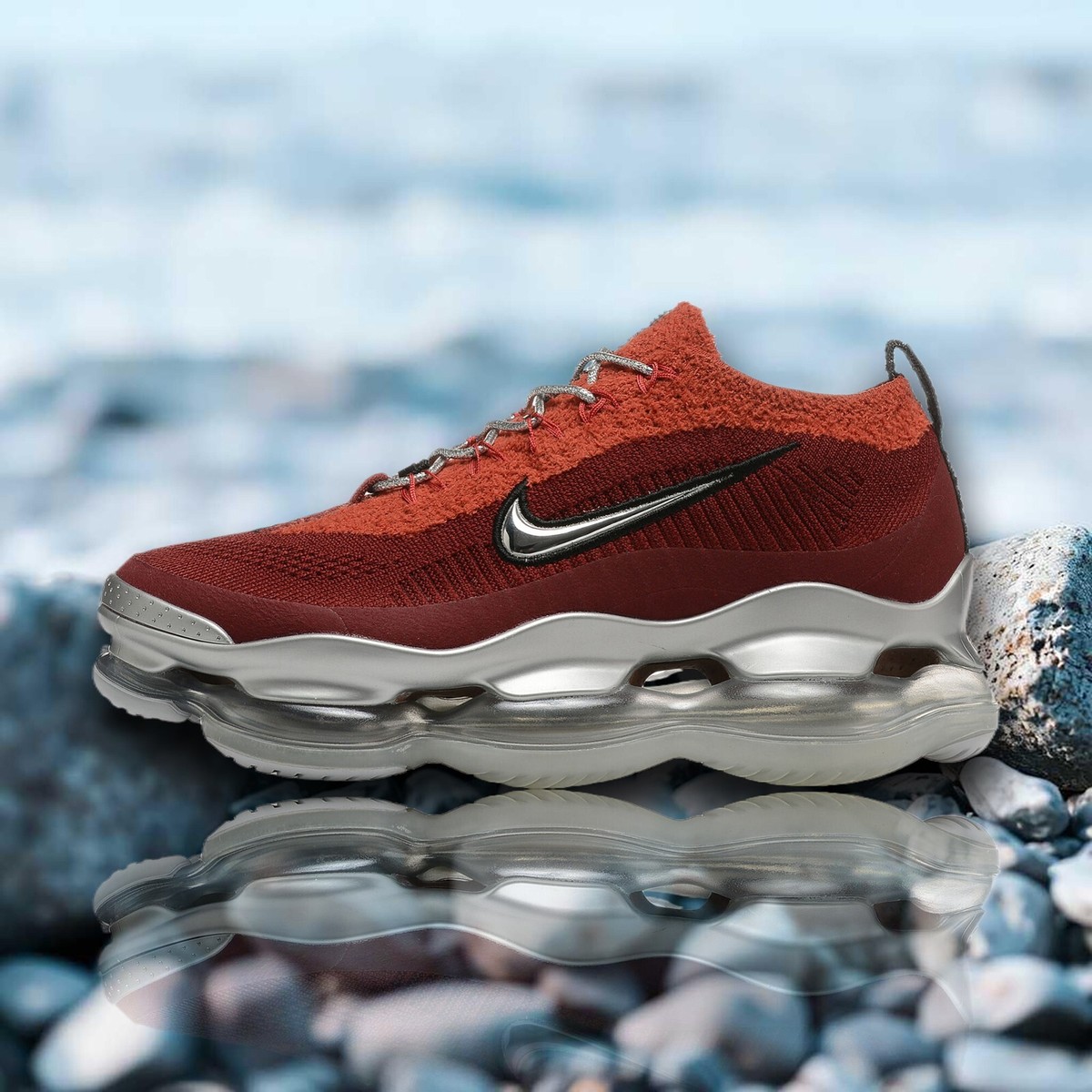 √ Nike Air Max Scorpion FK 2022 Men's Wine Red Silver √ Nike Air Max Scorpion FK 2022 Men's Wine Red Silver