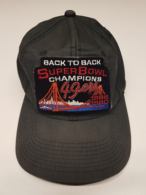 San Francisco 49ers Football Cap von 1990 Back to Back Superbowl