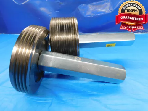 4 1/2 6 UN 2B VERMONT THREAD PLUG GAGE 4.5 GO NO GO P.D.'S = 4.3917 & 4.4050