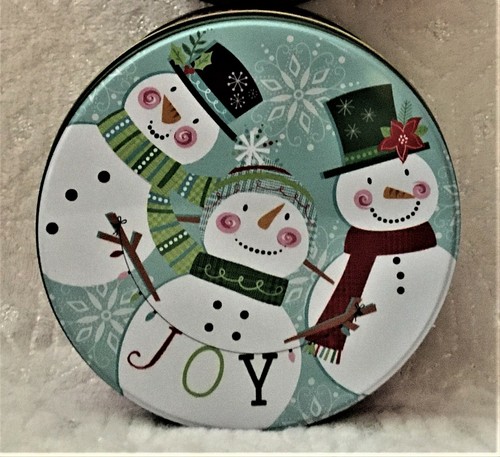 Christmas Tins SETS OF 2! New Holiday Designs! Snowmen Pickup Truck 🐧 ☃️ - Picture 24 of 29