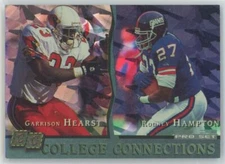 1993 Pro Set College Connections Garrison Hearst/Rodney Hampton Rookie Phoenix