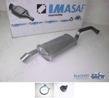 IMASAF ESD Auspuff Endtopf+Anbauteile für Renault 19+Cabrio II 1.8 16V 1992-1996