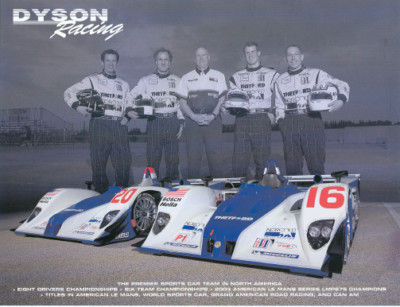 2005 Dyson Racing MG-Lola LMP1 ALMS postcard