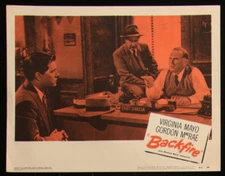 BACKFIRE LOBBY CARD MOVIE POSTER 1950 ED BEGLEY GORDON MCRAE