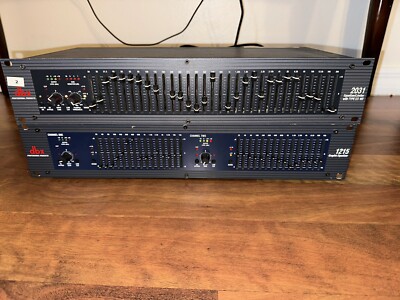 DBX 1215 Graphic EQ Equalizer And DBX 2031 Equalizer/Limiter Power Tested Only