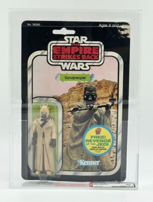 STAR WARS EMPIRE STRIKES BACK ESB SAND PEOPLE AFA GRADED 48 BACK 1982 KENNER