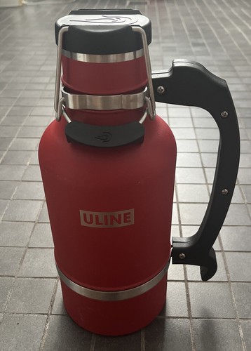 Uline Drinktanks 64oz Vacuum Insulated Growler Travel Liquid Container Leakproof