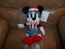 MINNIE MOUSE AMERICANA PLUSH THE DISNEY STORE 11" NEW NWT 