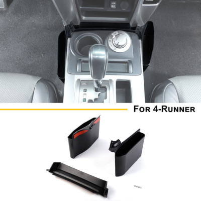 For 4Runner 10+Center Console Shifter Side Tray Storage Box Interior Accessories