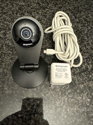 GOOGLE NEST DROPCAM PRO WIRELESS SECURITY CAMERA w/STAND and POWER SUPPLY