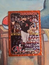 Emmanuel Rivera, 2024 Topps Series 2, Red Crackle Foil, Diamondbacks