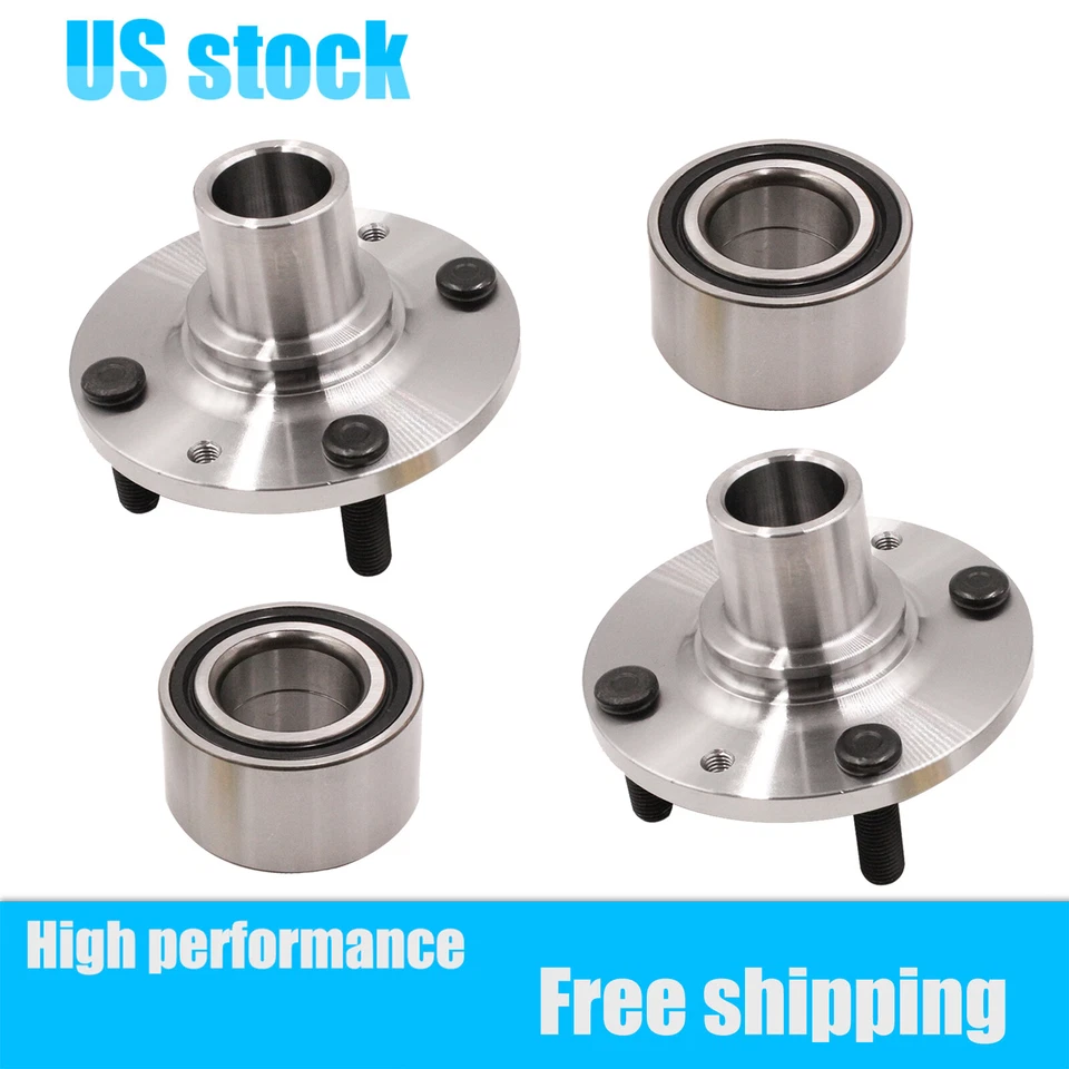 2PCS Front Wheel Hub & Bearing Fits Mazda Protege ;Ford Escort ;Mercury Tracer - Image 2 of 4